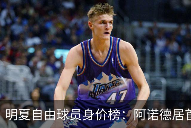 明夏自由球员身价榜：阿诺德居首，萨拉赫第3