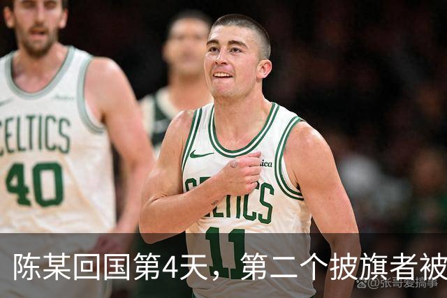 陈某回国第4天，第二个披旗者被揪了出来，现形后想销号跑路